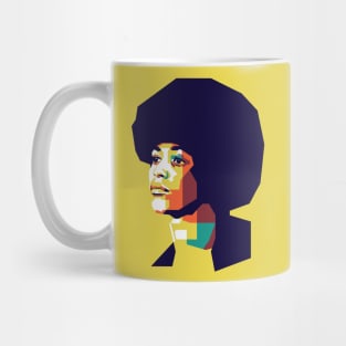 Angela Davis on WPAP Mug